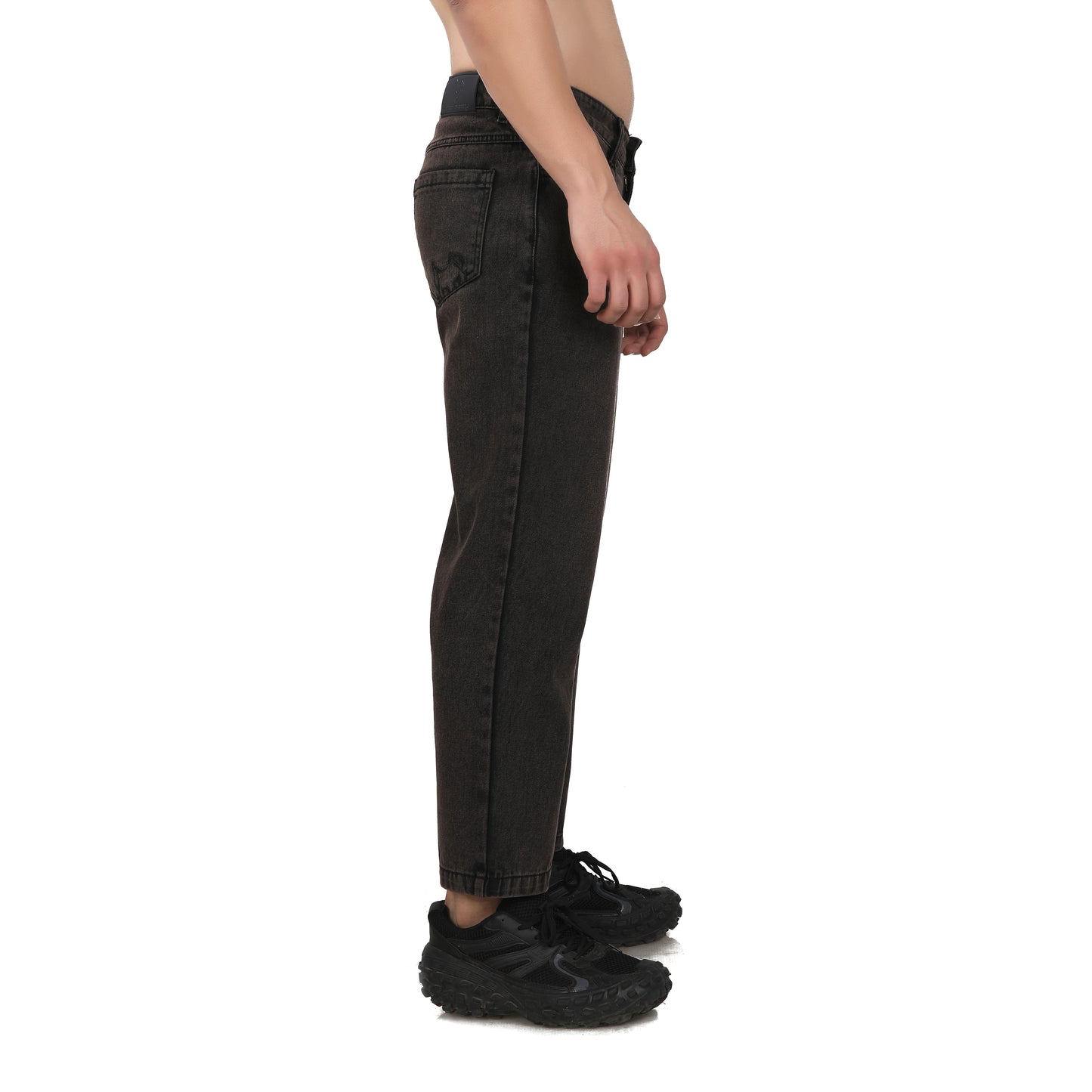 Vintage Brown Straight Fit Jeans