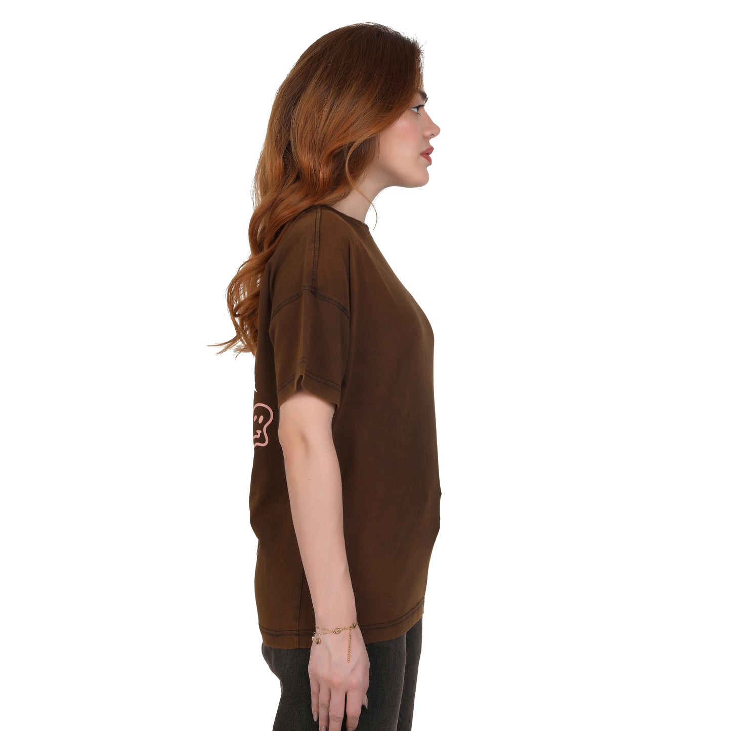 Psychedelic Escape T-shirt – Brown