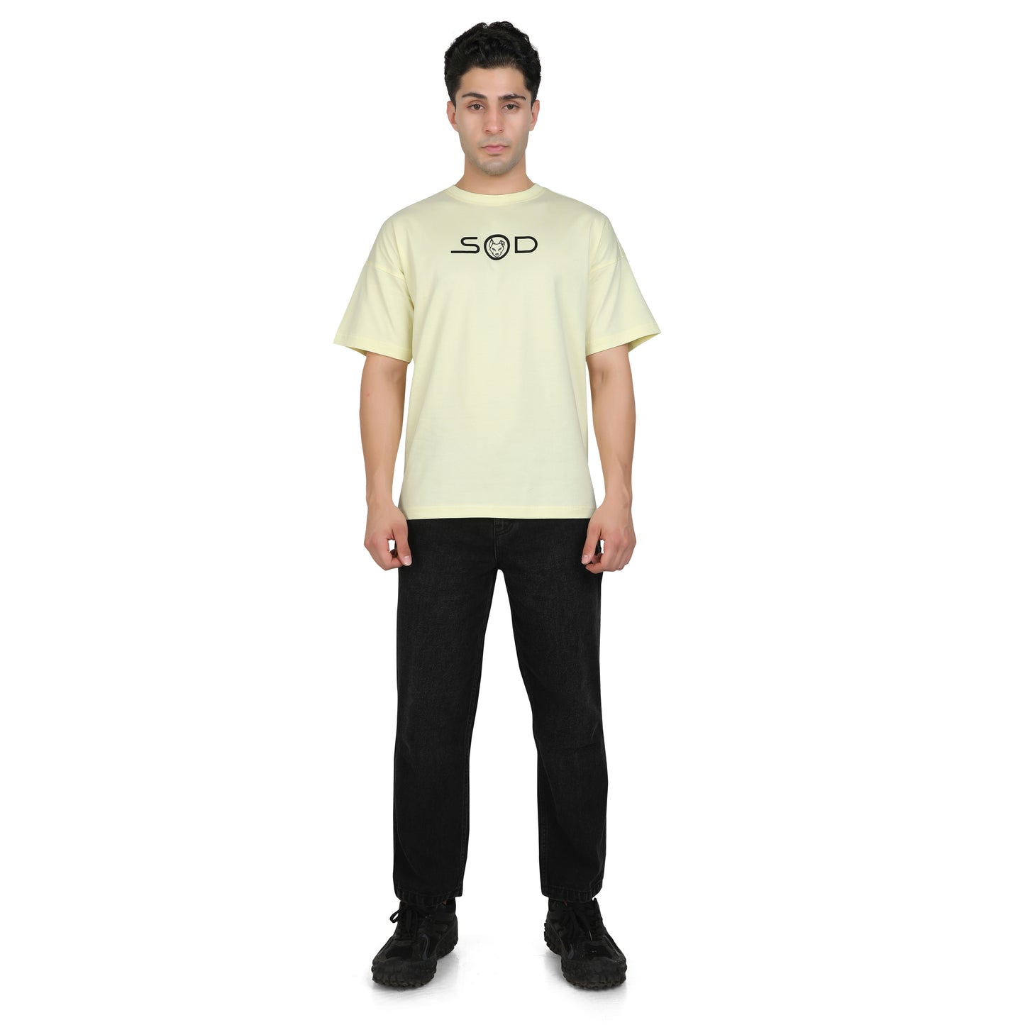 Oversized T-Shirt – Pastel Yellow