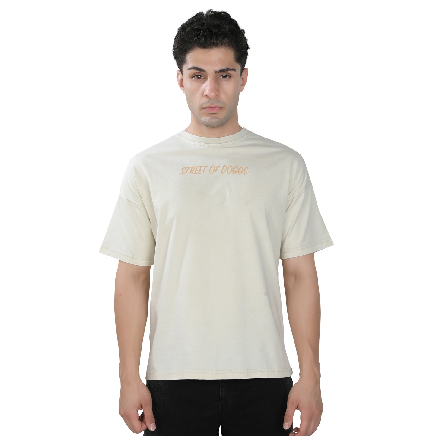 Oversized T-Shirt – Beige