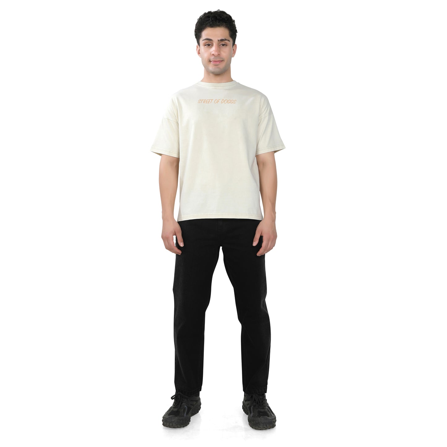 Oversized T-Shirt – Beige