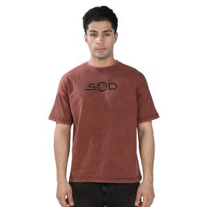 DOGG CLUB Unisex Acid Brown Statement Tee