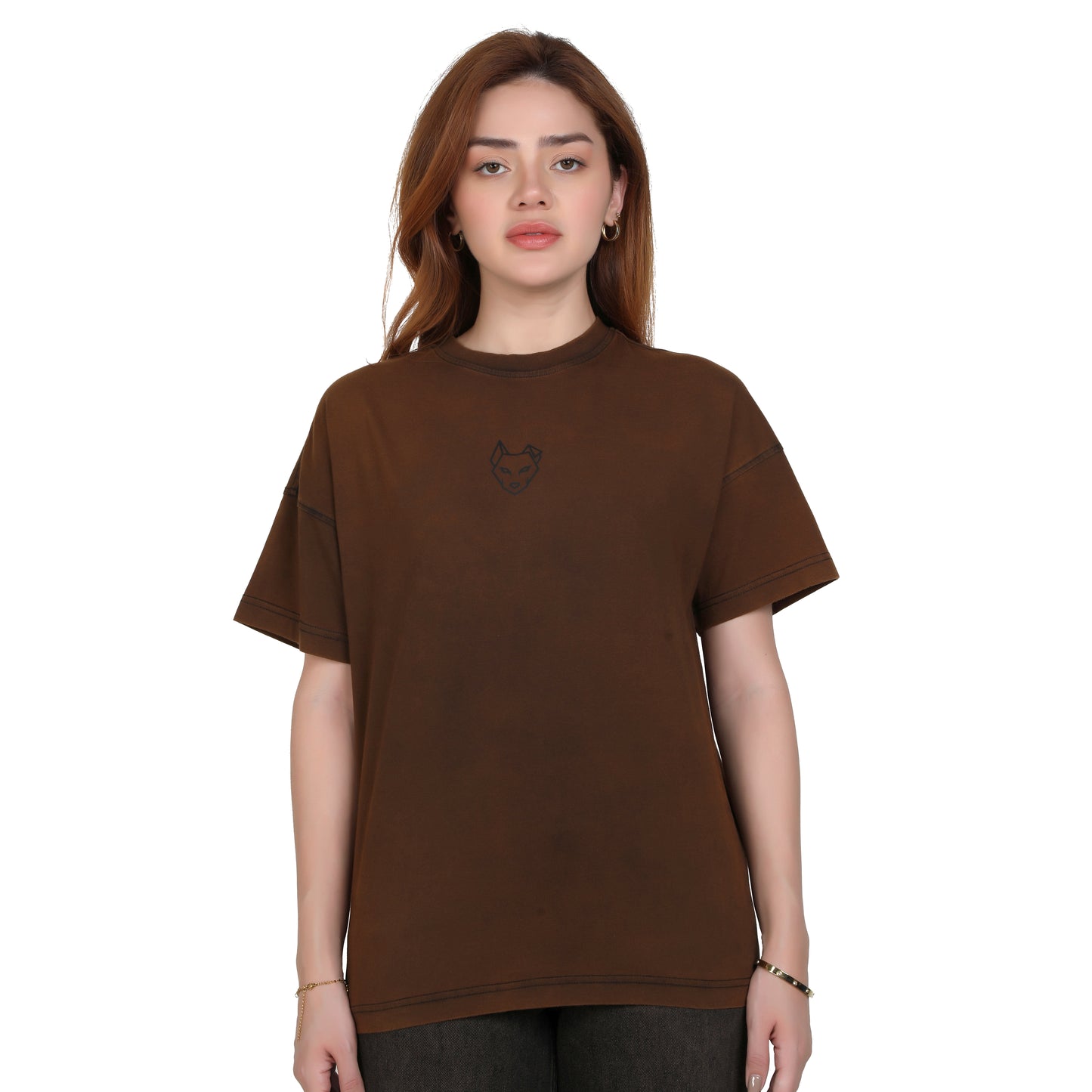 Psychedelic Escape T-shirt – Brown
