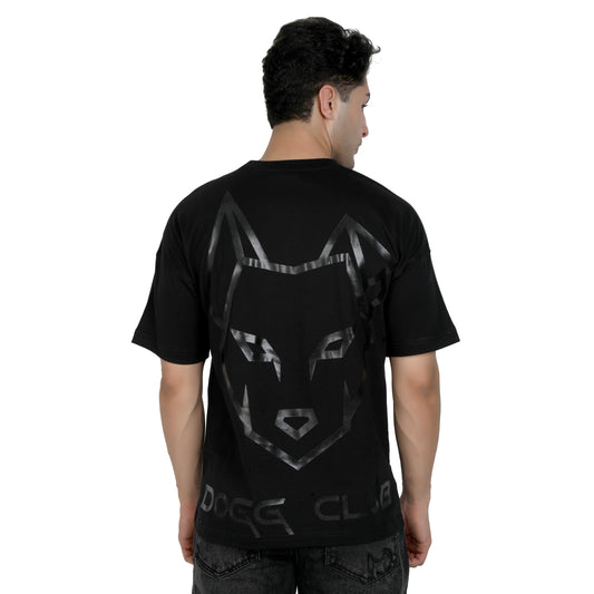 Oversized Graphic T-Shirt – Black