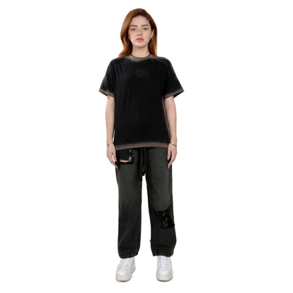 The Night Is Young T-shirt – Black