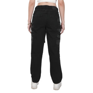 Classic Black Unisex Jogger Jeans