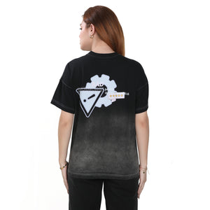 Black Oversized T-shirt – "Bad Decisions"